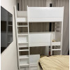 Кровать трехъярусная Иветта белая. 60х160 . Распродажа.