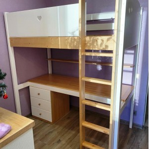 Кровать-чердак Джесси с рабочим местом